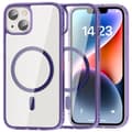 ColorPop iPhone 14 Mobilskal CH MagSafe Transparent/Lila 34