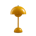 Miniatyrbilde 1 av 4: Mushroom bordlampe metall bordlampe USB plugg - Perfet yellow