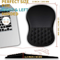 Miniatyrbild 5 av 5: Ergonomisk musmatta med handledsstöd och massagefunktion, handledsstöd för smärtlindring med minnesskum & halkfri PU-bas, Mus-Perfekt