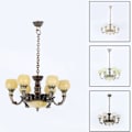 Miniatyrbilde 5 av 9: Barnerealistisk 1/12 dukkehusmøbler Lysekrone Light Prete - Perfet A1