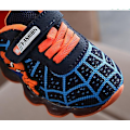 Miniatyrbilde 4 av 5: Barnsportsko Spiderman Lysende Sneakers Barn Led Lysende Sko for Gutter-Perfet Blue 21