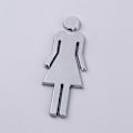 Miniatyrbilde 2 av 5: Baderomsskilt, skilt Menn Kvinner toalett Bakside Menn og Kvinner Eller Unisex Toalett/vaskerom/WC Skilt Dørsymbol - Perfekt