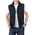 Miniatyrbillede 4 af 5: Herre Udendørs Sommer Arbejdsvest Forår Multi-lommer Taktisk Vest Stor Størrelse M-6XL Mand Vandring Fiskeri Ærmeløse Jakker-Perfet grey 6XL