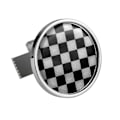 Miniatyrbillede 1 af 5: Metal 3D Front Bumper Grill Emblem Badge Sticker til MINI Cooper JCW S One Countryman R60 R61 F56 F60 - Perfekt checker