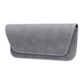 Miniatyrbild 1 av 10: Solglasögonhållare för bil Solskydd, Glasögon Bil Visir Clips Förvaring Glasögon Organizer Case, PU Läder Glasögon Hållare- Perfet Gray