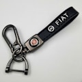 Miniatyrbillede 1 af 5: Bil Cykel Nøglering Metal Finish | Robust Nøglering | Nøglering og Krogbeslag - Perfekt Gun Color Hardware Fiat
