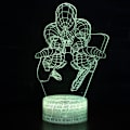 Miniatyrbilde 4 av 5: LED Superhero 3D Intelligent Optical Illusion 7 Colors Night - Perfet