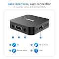 Miniatyrbillede 5 af 5: TX1 Android 10 4K HDR 2.4G Wifi Set-top Box H313 Set-top Box HD Netværksafspiller TV Boks 1G&8G-Perfekt