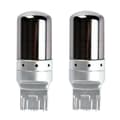 2 stk. Krom 7440 T20 144SMD Amber Canbus Feilfri LED Lampe Pære Blinklys-Perfekt