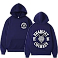 Miniatyrbillede 3 af 5: Khamzat Chimaev Fighter Print Hættetrøjer Streetwear Herre Dame Tøj Mode Sweatshirts Fleece Langærmet Pullovers Hættetrøje Y2K-Perfekt Red M