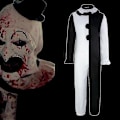 Pikkukuva 1 / 5: Aikuisten Cosplay-asusetti Terrifier Art The Clown Joker Halloween naamiaisiin - JA-Perfet M