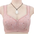 Miniatyrbilde 1 av 4: Stålringfri BH med frontknapp Pustende Camisole Bralette for Kvinner - Perfekt Cameo Brown 50 115