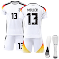 Miniatyrbillede 1 af 2: Mub- EM 2024 Tyskland Hjemmefodboldtrøje 13 MULLER X 13 MULLER- Perfet 13 MULLER M