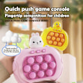 Miniatyrbild 4 av 10: Pop It Game Machine Söt tecknad Kanin Duck Toy Quick Push Bubb - Perfet duck onesize