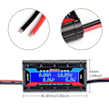 Miniatyrbild 4 av 5: 200A Högprecisions Effektanalysator Wattmätare Batteriförbrukning Prestandaövervakare med LCD Bakgrundsbelysning-Perfekt