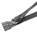 Miniatyrbillede 5 af 5: Moderkort Strøm LED + PLED + Nulstil SW Kabel 2-polet Kontakt Han til Hun Forlængerkabel - Perfekt 20CM