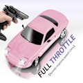 Miniatyrbild 1 av 3: 1/18 Modell 2.4G 2WD ESP Gyro Full Size Kontrollmodell RC Driftbil - Perfekt Light Pink 150X50CM