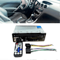 Miniatyrbillede 4 af 5: 12/24V 60Wx4 Bluetooth Audio Radio Multimedia Bil MP3 Afspiller Auto Afspiller i Dash Support USB TF FM-Perfet