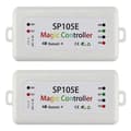 2 st SP105E Ljusremskontroller Mobiltelefon Smart Bluetooth Färgkontroller LED Fullfärg Con-Perfet