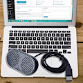 Miniatyrbilde 3 av 5: Bærbare høyttalere med mikrofon, USB-C-drevet, for hjemmet, PC og bærbare datamaskiner - Perfekt