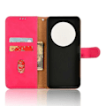 Miniatyrbillede 4 af 5: til ZTE Blade A75 5G Læder Etui Hud-Følelse Anti-Drop Wallet Flip Telefon Cover - Rød-Perfet Red
