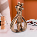 Miniatyrbillede 3 af 5: Kyssende par statue, tilpasset skulptur ornament - Perfet