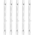 Miniatyrbillede 1 af 6: 100W 118mm R7s Dæmpbar halogenlampe varm hvid 2800K (5 stk) - Perfet