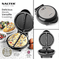 Miniatyrbillede 3 af 5: Dobbelt Omeletmaskine Dobbelt Æggekoger med Non-Stick Plader, Dyb Elektrisk Multikoger - Perfekt
