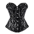 Pikkukuva 5 / 5: Seksikäs Korsettimekko Naisille Pluskokoinen Kostyymi Yläosa Burleske Korsetti ja Minimekkosetti Tutu Corselet-Perfet Red 5XL