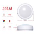 Miniatyrbild 9 av 9: LED Spotlight 6 st med 2 fjärrkontroller RGB-design, flera färger, svart - Perfet black
