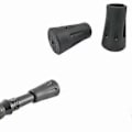 Miniatyrbillede 3 af 4: 4-pak - Gummifødder Kompatible med Vandrestave 11mm / Vandrestave Sort-Perfekt