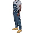 Miniatyrbilde 4 av 4: Herre Plus-Size Jeans Motejeans Denim Bib Løse Flere Lommer Justerbare Stropper-Perfet 4XL
