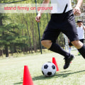 Miniatyrbilde 8 av 9: treningskjegler fotball, fotballkjegler for trening 10 stk trening trafikkkjegler fot - Perfet Röd