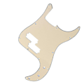 Miniatyrbillede 2 af 2: 3 Lag Standard Pb P Bas Pickguard Ridseplade 13 Huller Pickguard Bas Dele Udskiftning (beige)-Perfekt Beige