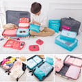 Pikkukuva 6 / 8: 6 Pack Suitcase Organizer -matkalaukut (vesimeloninpunainen) - Perfet watermlelon red