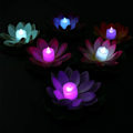 Miniatyrbillede 7 af 9: 6 stk Flydende blomster LED lys Kunstige åkander - Perfet