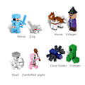 Miniatyrbild 4 av 5: 16 st Minecraft Minifigurer Byggklossar Leksaker Actionfigurer Set-Perfekt 16pcs