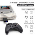 Miniatyrbillede 3 af 5: Trådløs spilcontrolleradapter kompatibel med Snes Sfc-konsol til Switch Pro Switch Joycon-Perfet