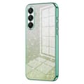 Kompatibel med Samsung Galaxy A26 5G Deksel Elektroplettering Gradient Glitter TPU Telefondeksel - Perfekt Green
