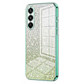 Miniatyrbilde 1 av 4: Kompatibel med Samsung Galaxy A26 5G Deksel Elektroplettering Gradient Glitter TPU Telefondeksel - Perfekt Green