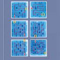 Miniatyrbild 4 av 5: 3D Labyrint Kub Brainstorm Leksaker, Labyrint Pussel Box Mind Pussel Labyrint Pussel Pedagogiska Leksaker för Studenter Tonåringar Vuxna Intelligens Träningsleksaker - Perfekt light blue L-9.5cm