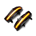 Miniatyrbilde 5 av 5: Kompatibel med Toyota Land Cruiser LC200 FJ200 Prado FJ150 2010-2020 Sidespeil LED Dynamisk Blinklys Sekvensiell Blinklysindikator - Perfekt