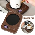 Miniatyrbillede 1 af 11: USB Kaffevarmer Krus Varmere Mælk Kaffe Te Varmeplader til kontorbord Housewarming gave brun brown