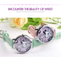 Miniatyrbillede 4 af 7: Unicorn Watch Børneur Rainbow Animal Børn Piger Læderrem Analog Legering Quartz ure Armbåndsur Black