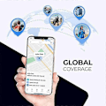 Miniatyrbild 2 av 5: Mini Magnetisk GPS Tracker Realtid Bil Lastbil Fordon Sms Lokalisator Gsm Gprs Gf10-Perfet