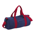 Miniatyrbild 1 av 5: Bagbase Plain Varsity Barrel/Duffle Bag (20 liter) - Perfet French Navy/Classic Red One Size