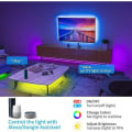 Miniatyrbild 5 av 5: Led Light Strip Set Wifi Smart Dc12v24 Key App Färgglad Rgbled Light Strip Lim Vattentät - Perfet Au plug 10M