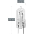 Miniatyrbillede 2 af 5: G4 halogen lampe perle 12v krystal lampe pin lille pære lavspændings boble mini pin boble halogen wolfram lampe perle- Perfet