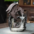Miniatyrbilde 5 av 6: Keramisk Dragon Røkelsesbrenner Foss Tilbakestrøm Røkelsesholder Aromaterapi Ornament Dekor Hjem