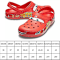 Miniatyrbillede 4 af 4: UNISEX Crocs Classic Clogs Lightning McQueen Bil Hul Sko Sutsko 100% Ny-Perfekt red 41